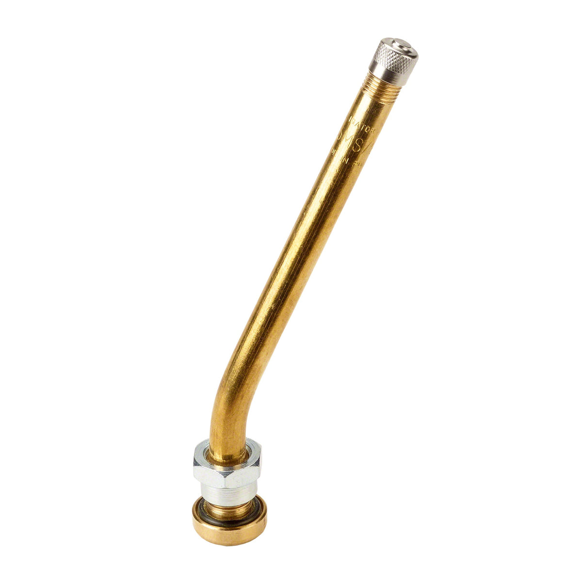 115 MS Brass Truck Tire Valve - 27 Deg. Bend - 25 Pack