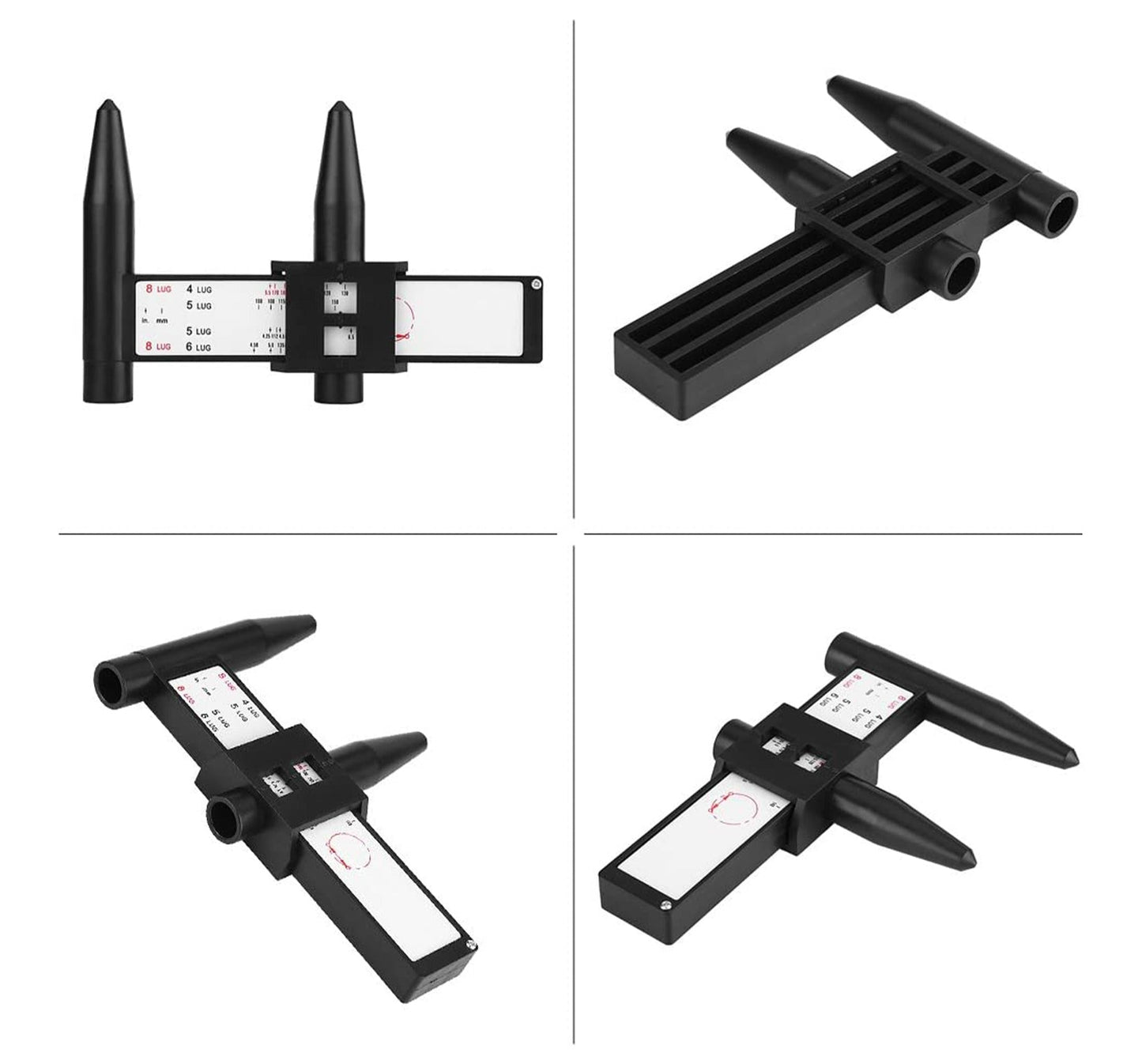Wheel Bolt Pattern/PCD Caliper Gauge - For 4,5, and 6 Lug Wheels