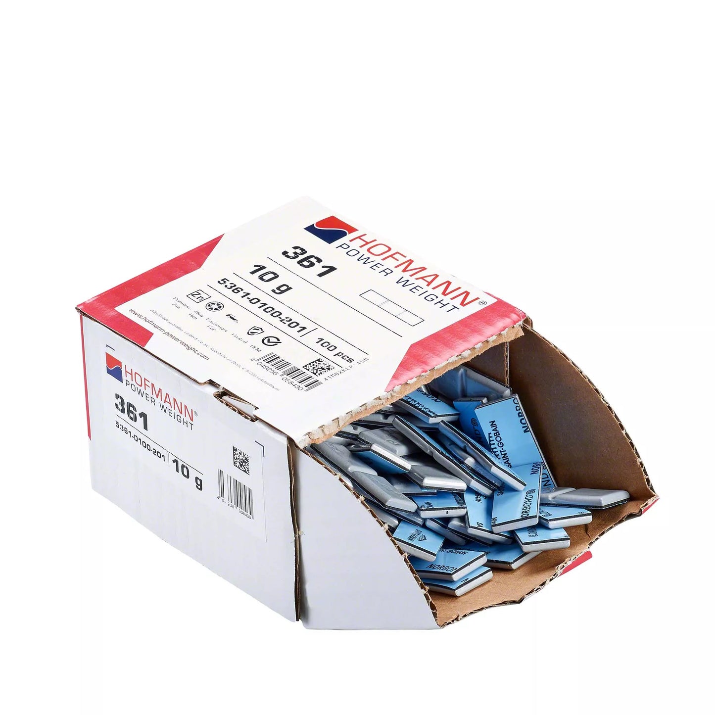 Adhesive Wheel Weight - HPW Type 361 - 10g - Box of 100