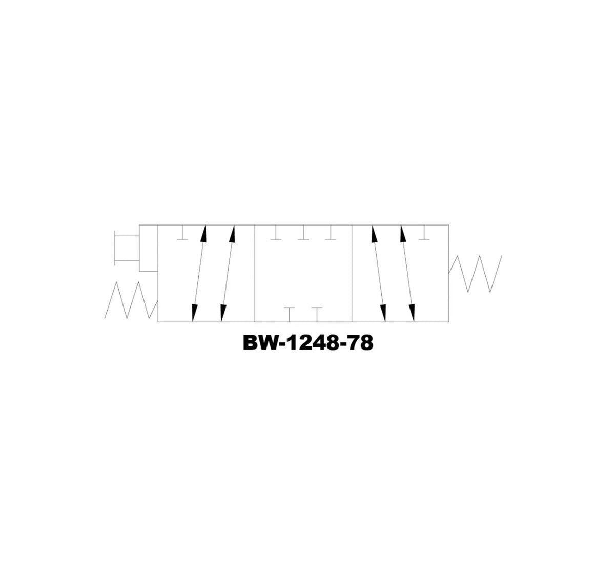 Bead Loosener 4-Way Valve With Centering Spring For Coats Tire Changer