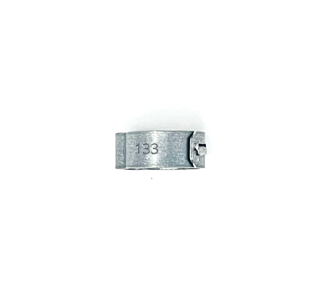 Vibration-Resistant Single Pinch Zinc-Plated Clamps