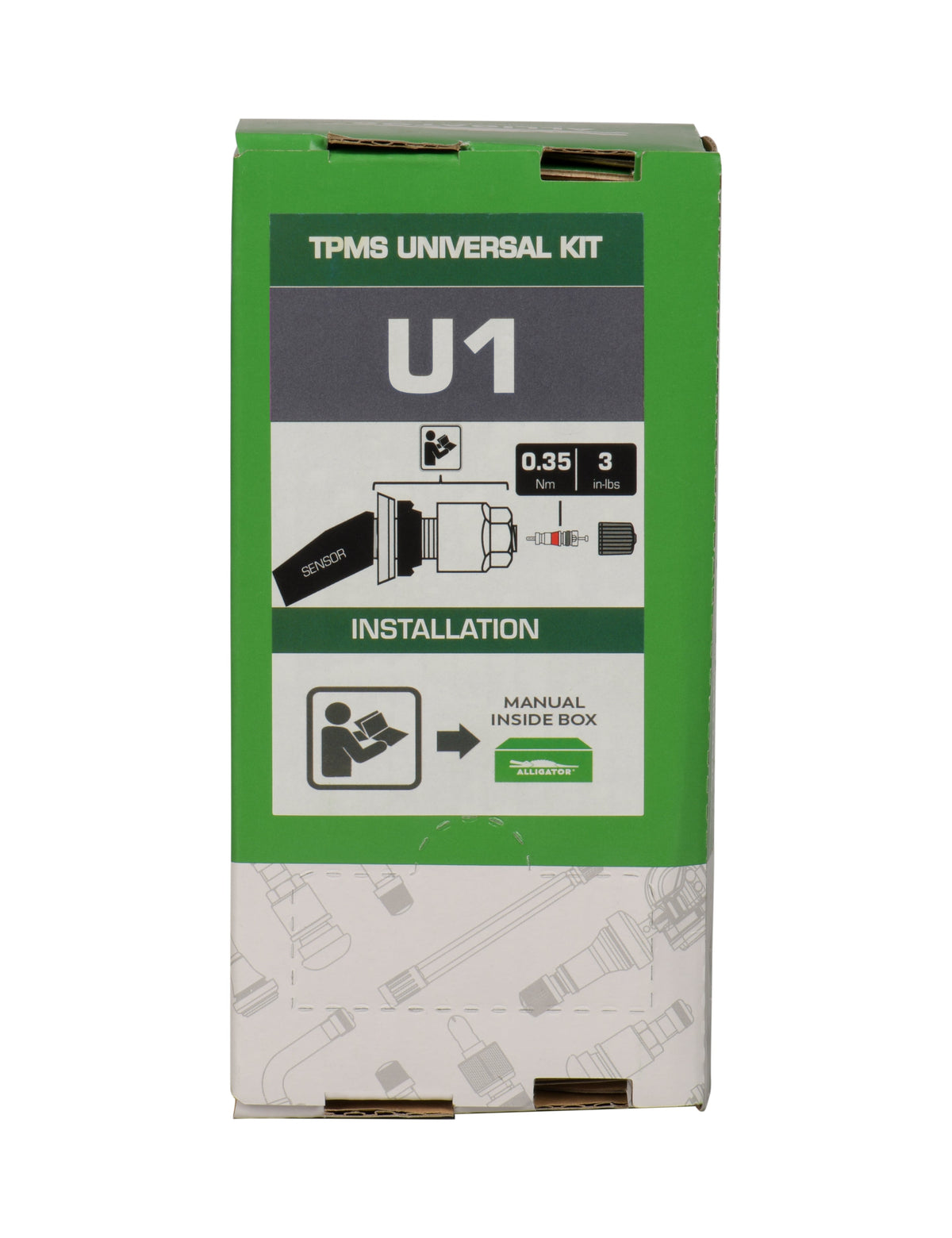 Alligator TPMS Service Kit - U1 - Universal Fitment - 20bx