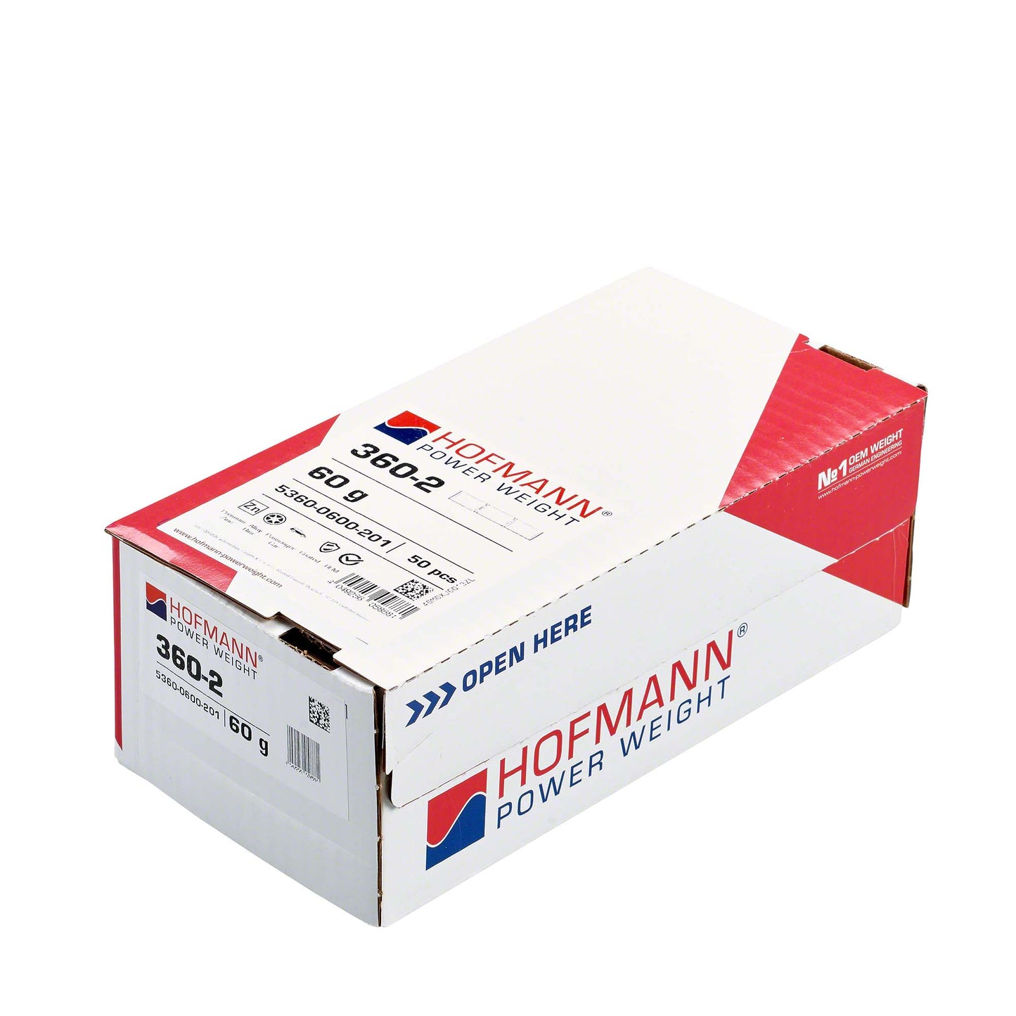 Adhesive Wheel Weight - HPW Type 360 - 60g - Box of 50
