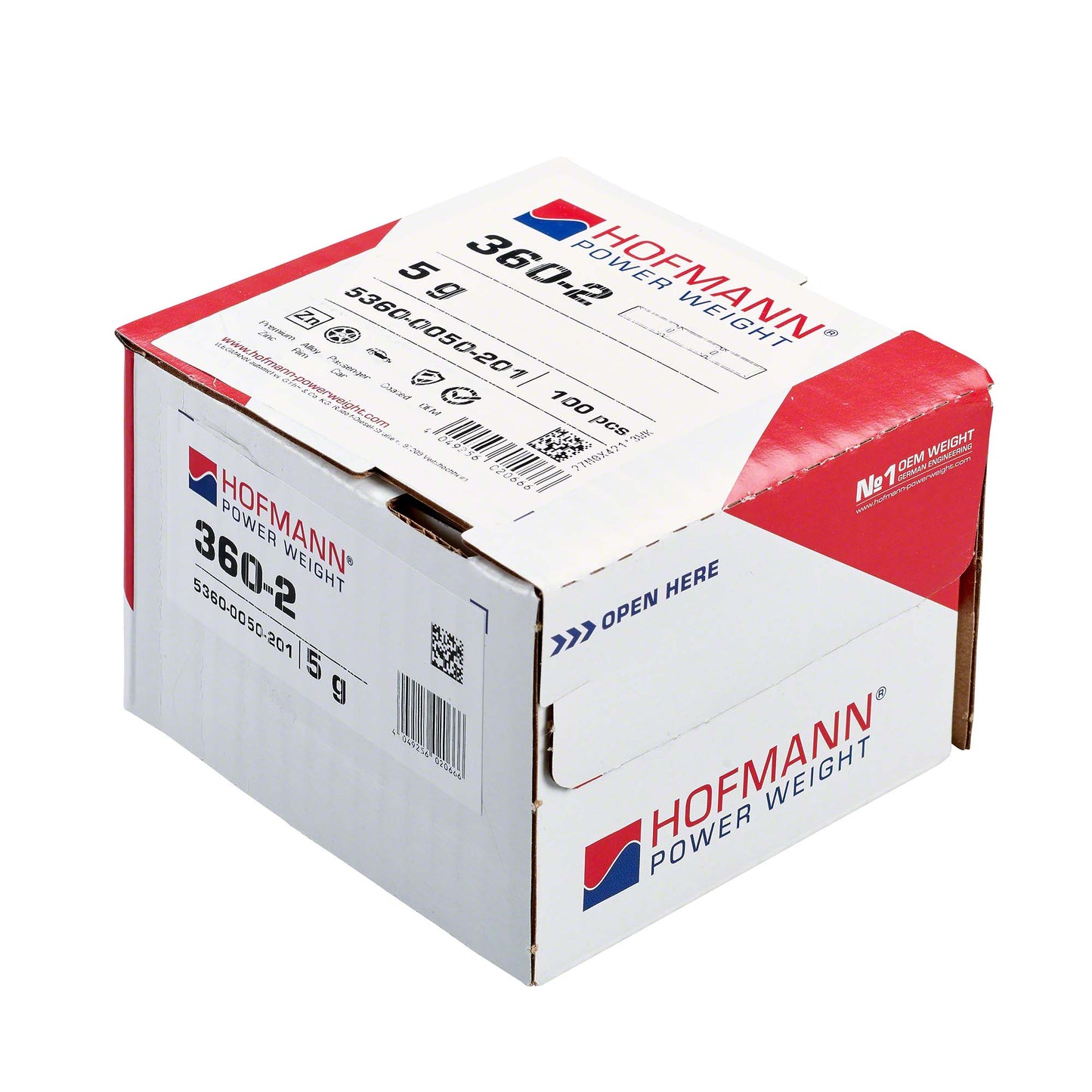 Adhesive Wheel Weight - HPW Type 360 - 5g - Box of 100