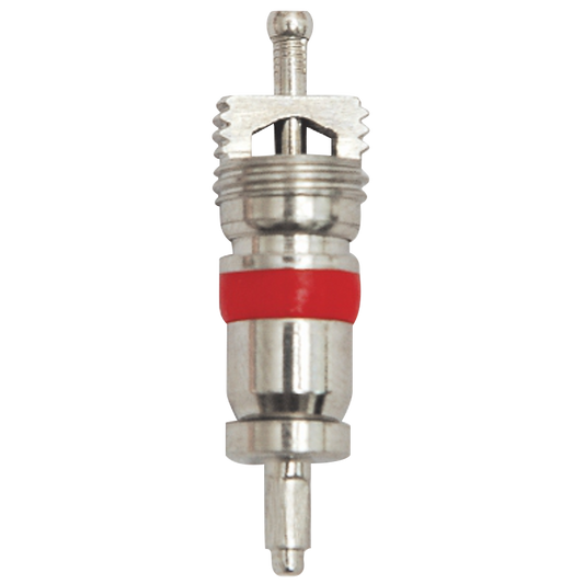 Large Bore Nickle Plated Valve Core - Red Seal - 100 pk