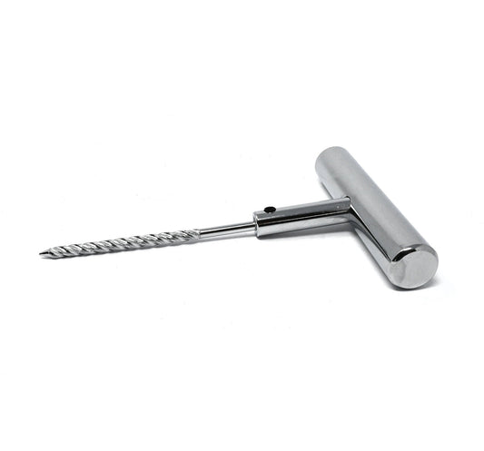 Solid Metal T-Handle Spiral Probe