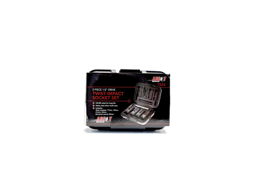 5 Piece Drive Twist Socket Set