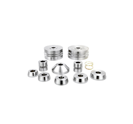 Complete Adapter Set for Passenger car (Hubless flat rotors) Ammco, Hunter, Bosch, Accuturn