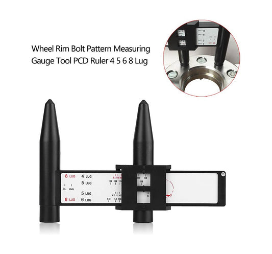 Wheel Bolt Pattern/PCD Caliper Gauge - For 4,5, and 6 Lug Wheels