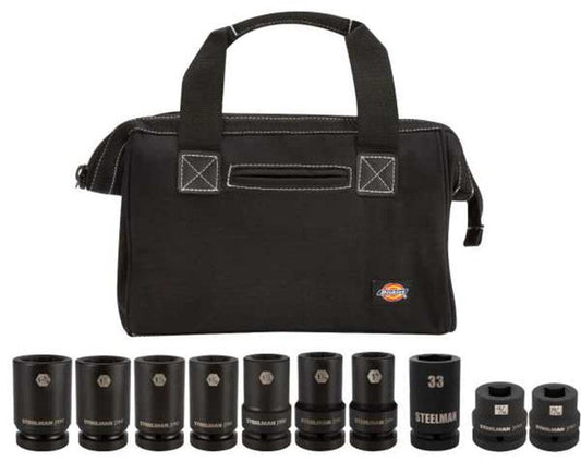 11 Piece - 1" Drive Impact Truck Wheel Servicing Socket Kit