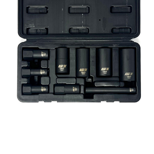 9 Piece Wheel Lock Removal Kit, 1/2" Drive