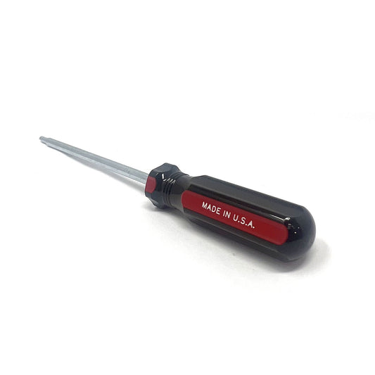 USA Made Screwdriver Valve Core Tool - Red/Black, Long