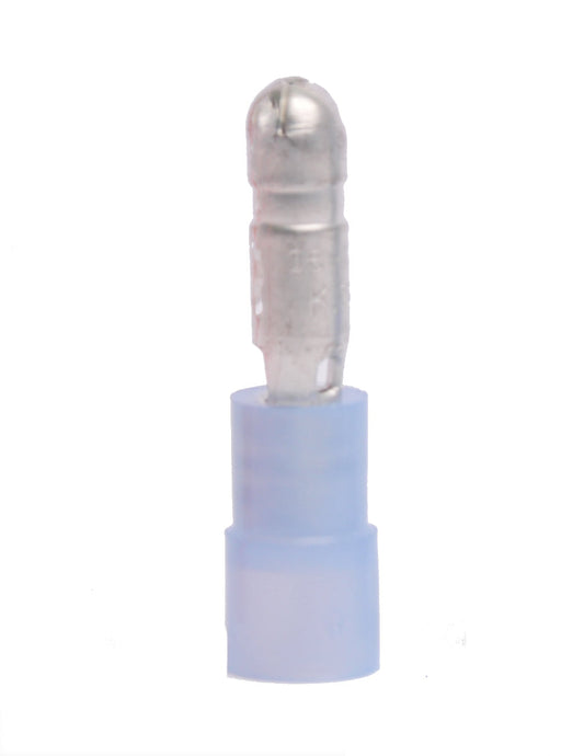 Bullet Connector, Nylon Insl., Male 16-14ga, 0.157" Term. - 100pk