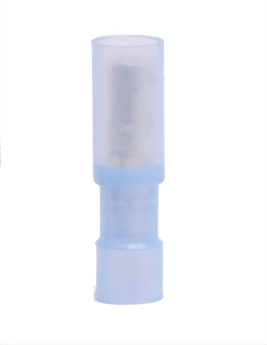 Bullet Connector, Nylon Insl., Fem. 16-14ga, 0.157" Term. - 100pk
