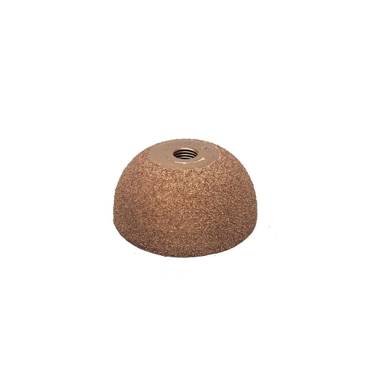 2” X 1” Copper Contour Wheel 60 Grit, AH 3/8”, Non-Vented