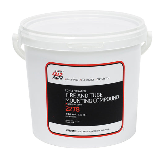 Rema 2278 Tire Mounting Compound - Concentrated, Brown - 8 lb