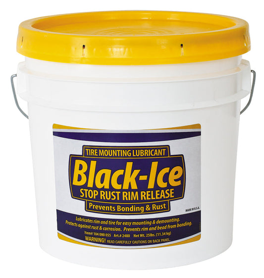 Rema 2480 Tire Lubricant - Black-Ice No-Rust Rim Release - 25 lb