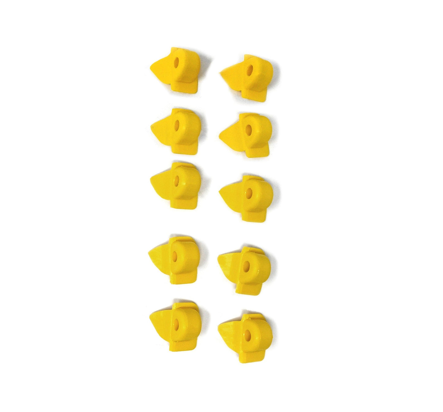 Yellow Corghi/Coats Metal Head Inserts - 10PK 8-11100106, 100106