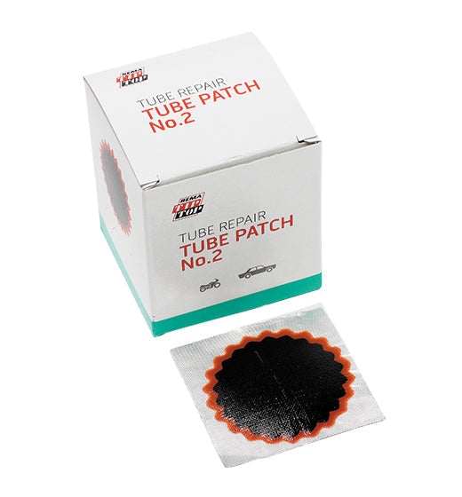Rema 2 Tube Patch, 1-3/4" Round, Red Edge (30 bx)