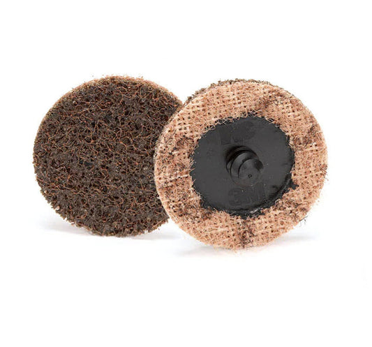 Scotch-Brite Roloc  07480 Surface Conditioning Disc - Brown - 2 in - Coarse - TR - 25 per box