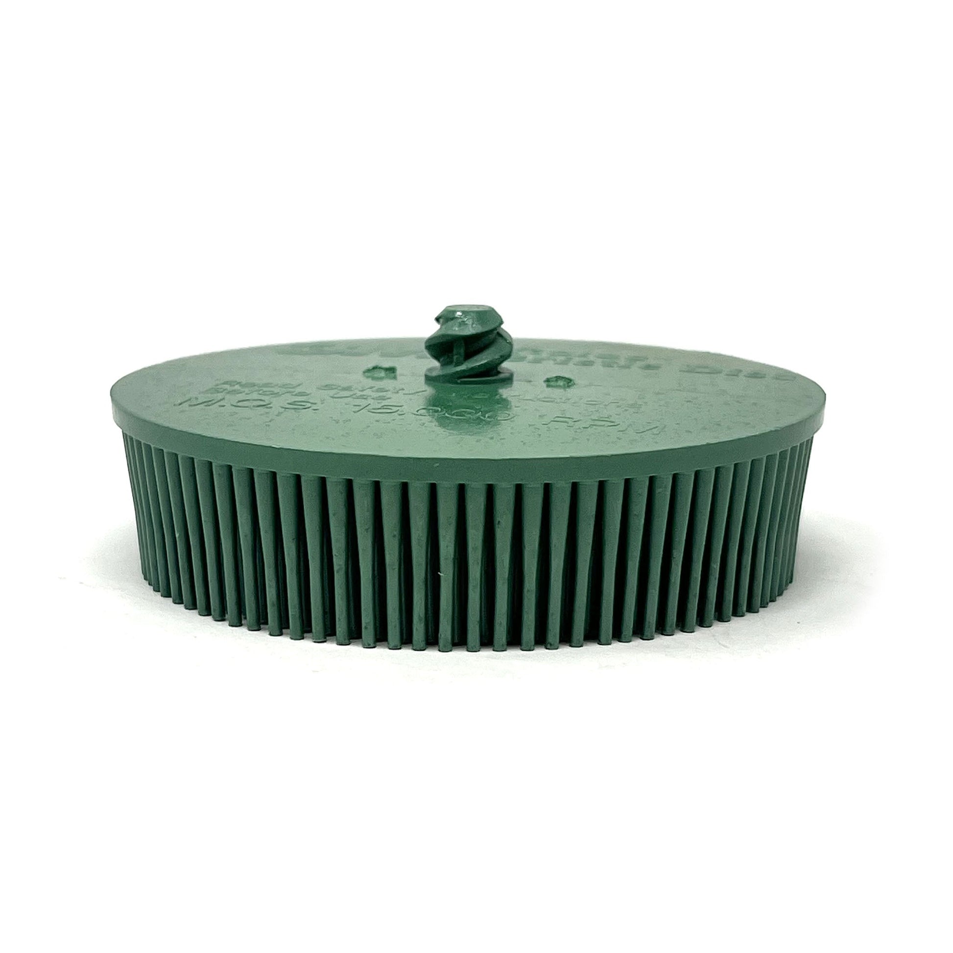 Scotch-Brite Roloc Bristle Disc 07526, 3 in x 5/8 Tapered Coarse, 10/Carton