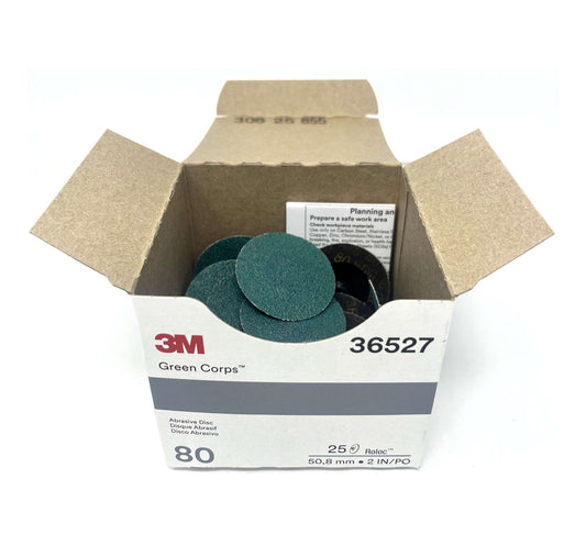 2" Green Corp Roloc Disc 80 Grit 25PK