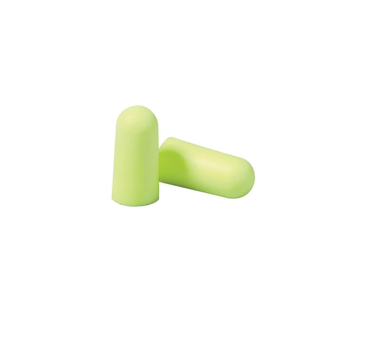3M E-A-Rsoft Yellow Neon Foam Earplugs, Polyurethane, Uncorded Box of 200