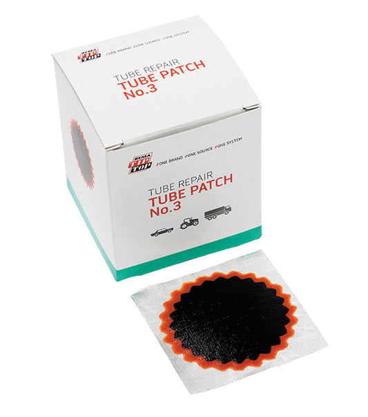 Rema 3 Tube Patch, 2" Round, Red Edge (30 bx)