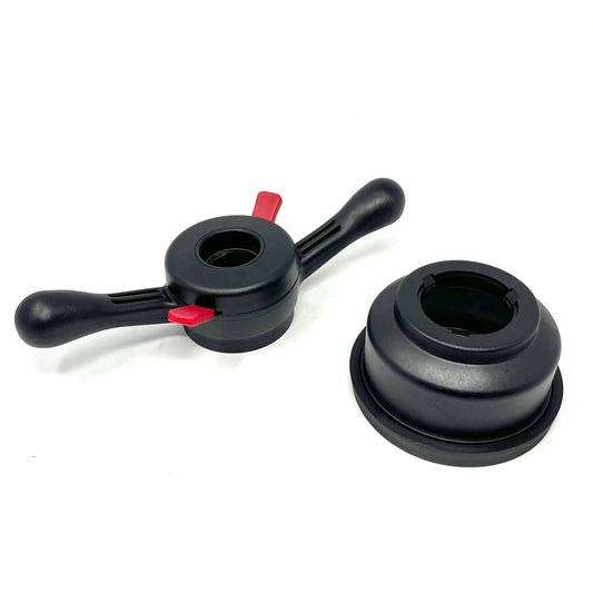 Quick Hub Nut Set - 40mm x 4mm - w/ Pressure Cup + Ring