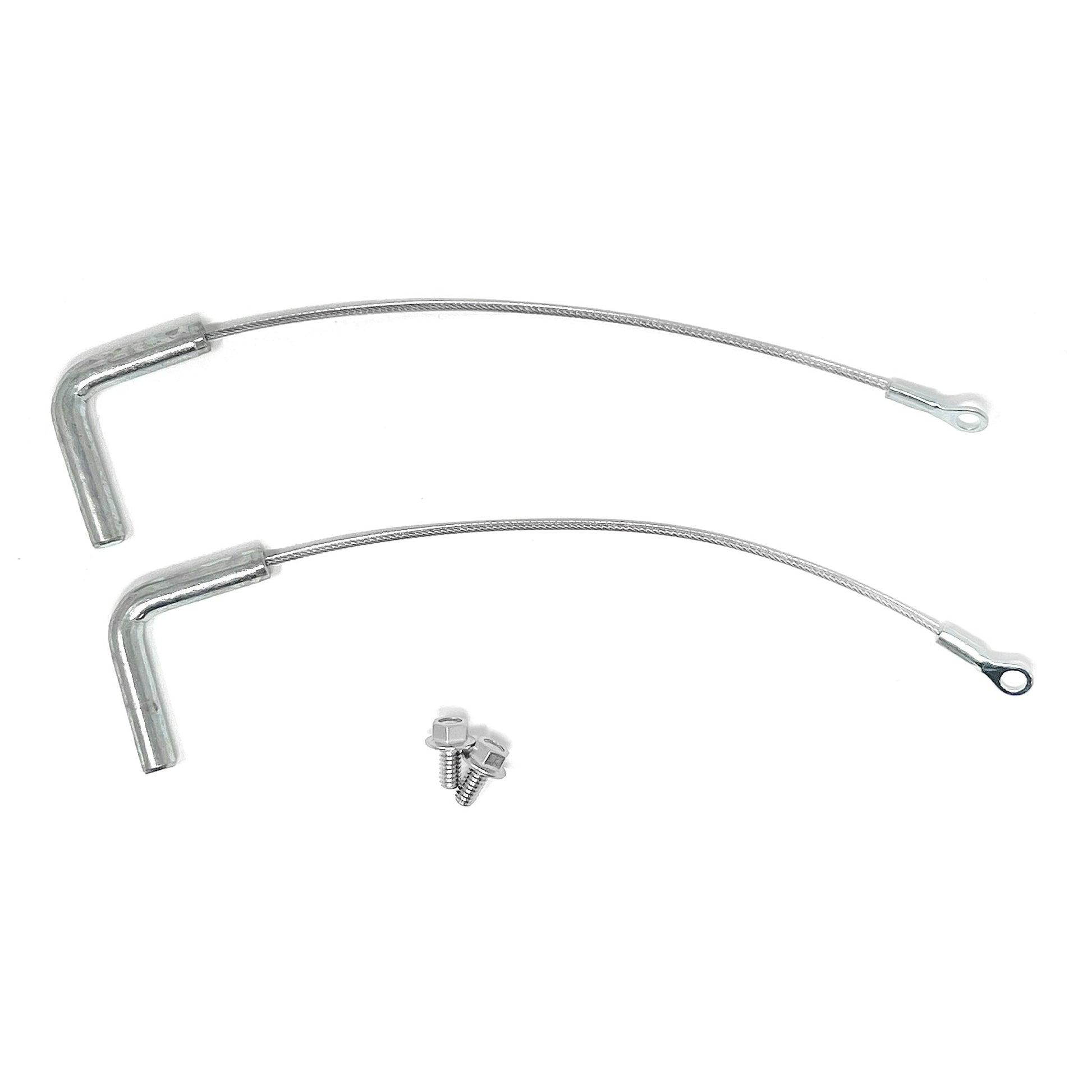 Wheel Aligner Turnplate Locking Pins w/ Cable + Hardware (2 pc)