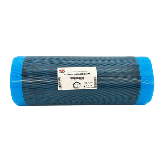 Rema Cushion Gum, Blue (1.2mm x 250mm x 7300mm Roll), 6 lb bx
