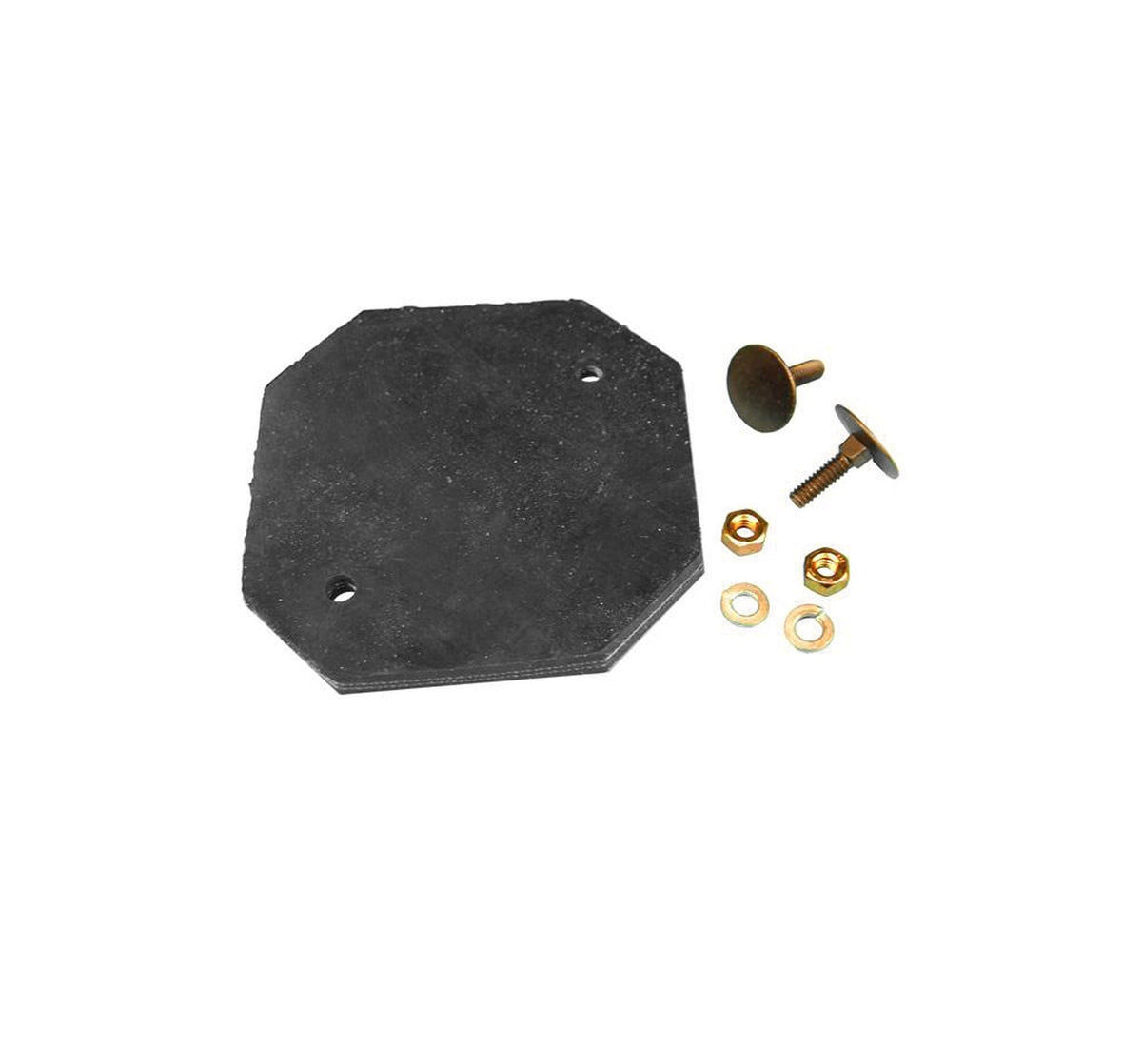 Western Rubber Arm Pad - 4 3/8" x 4 3/8" Hexagon (Pack of 4)