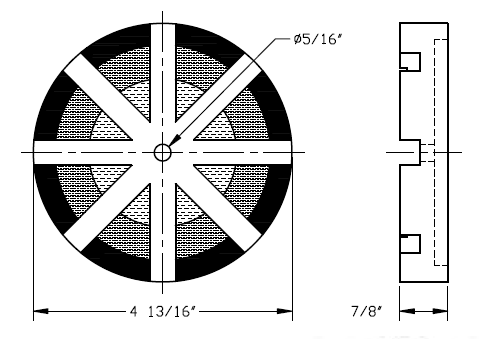 Wheeltronic Rubber Arm Pad (Pack 0f 4)