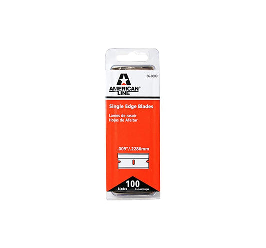 Single Edge Razor Blades .009 100 per box