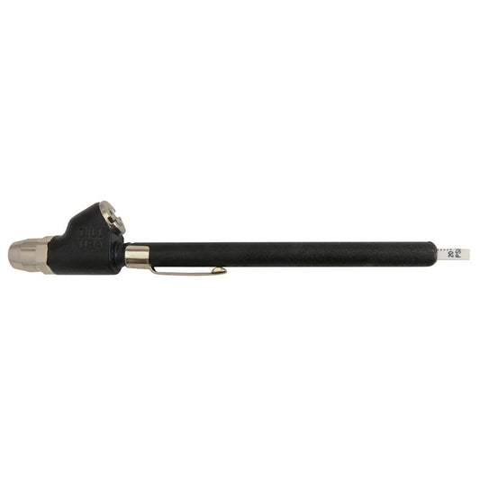 Straight-On Dual Foot Air Gauge - 20-120 PSI, Black
