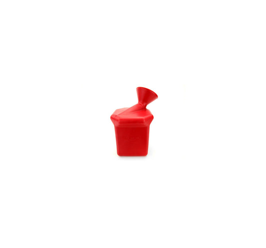 Angled Top Red Lube Bottle/Bucket for Tire Changers