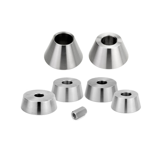 7pcs Adaptor set with 1" bore 1.25-4.031"