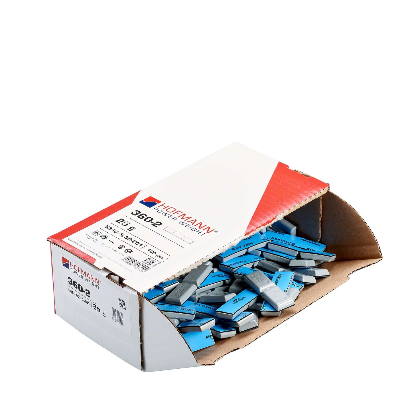 Adhesive Wheel Weight - HPW Type 360 - 25g - Box of 100