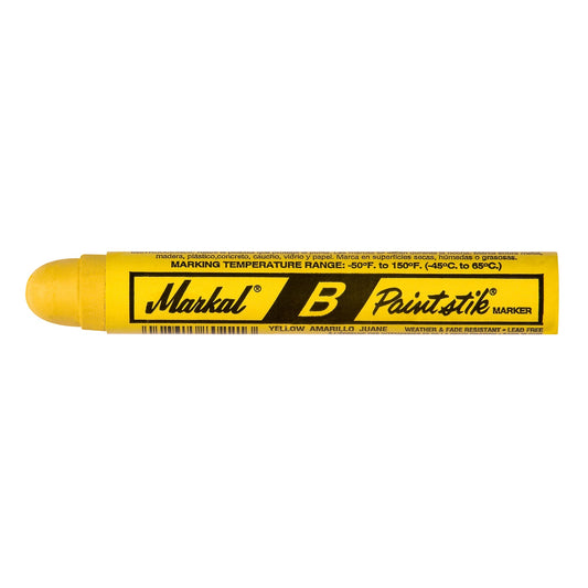 Paint Stick, MARKAL, Yellow, 3/4" Round (1 bx/12 Sticks)