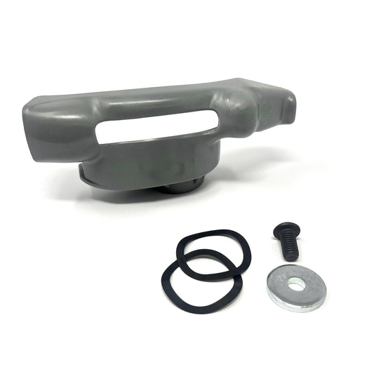High Spoke M/D Head w/ Low Profile for Coats - USA MADE! Gray