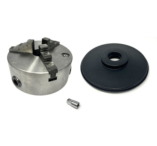 3-Jaw Wheel Balancer Chuck - 3.1" - 7.1" Range - 28mm Bore