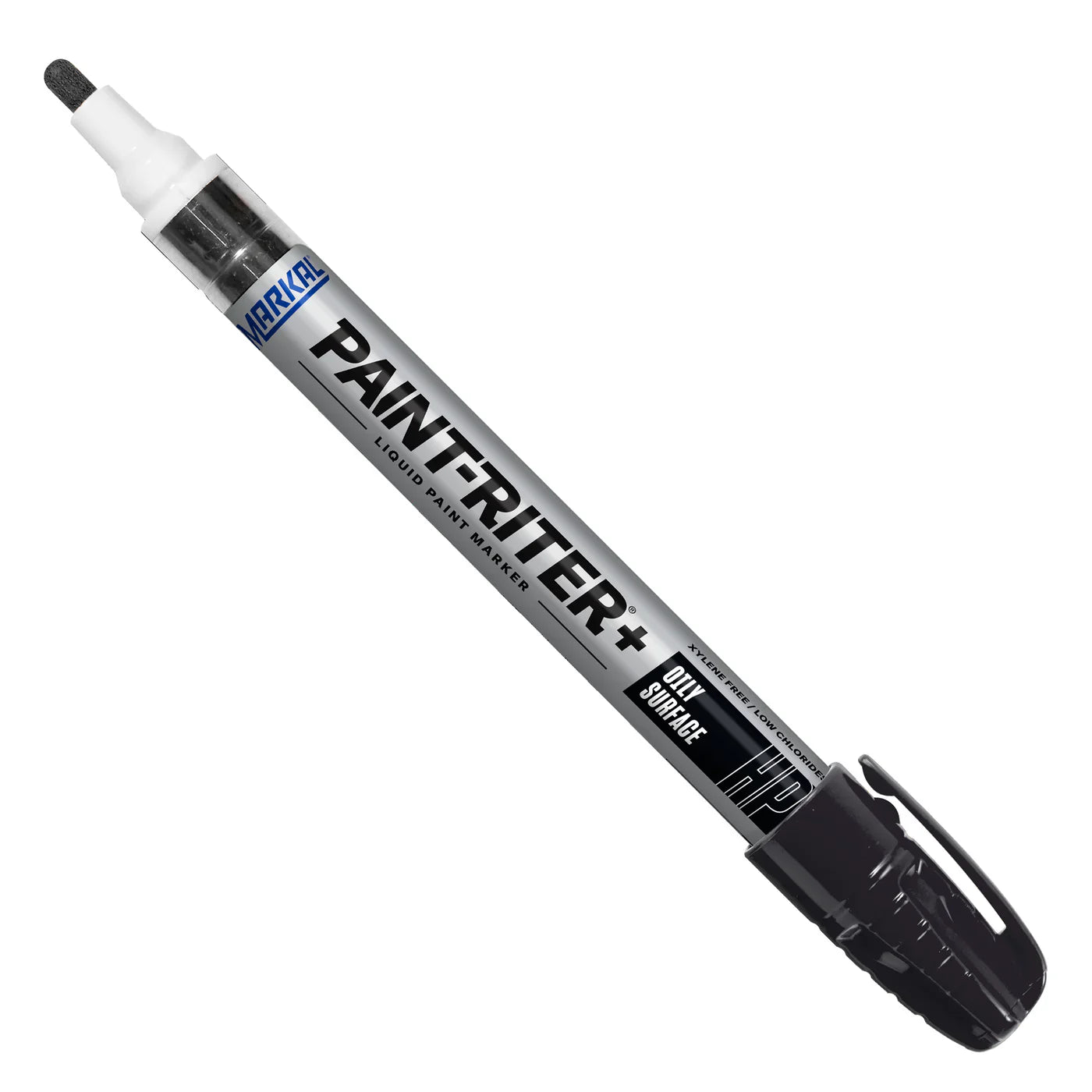 Black Markal Paint-Riter Oily Surface Paint Marker - Box of 12