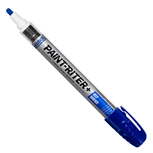 Blue Markal Paint-Riter Oily Surface Paint Marker - Box of 12