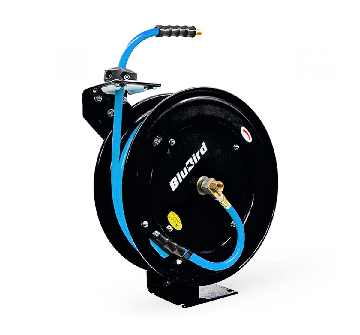 Blu-Bird Air Hose Reel - 1/2" x 50' 1/2" MPT w/ 3/8" Reducer - 300 PSI