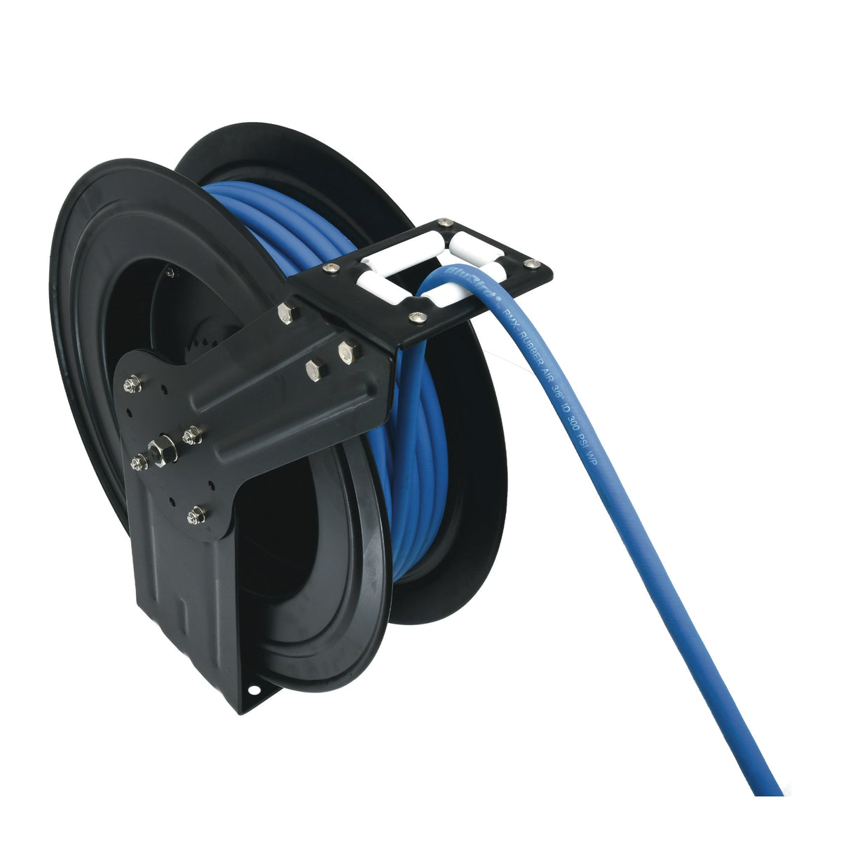 Blu-Bird Air Hose Reel - 1/2" x 50' 1/2" MPT w/ 3/8" Reducer - 300 PSI