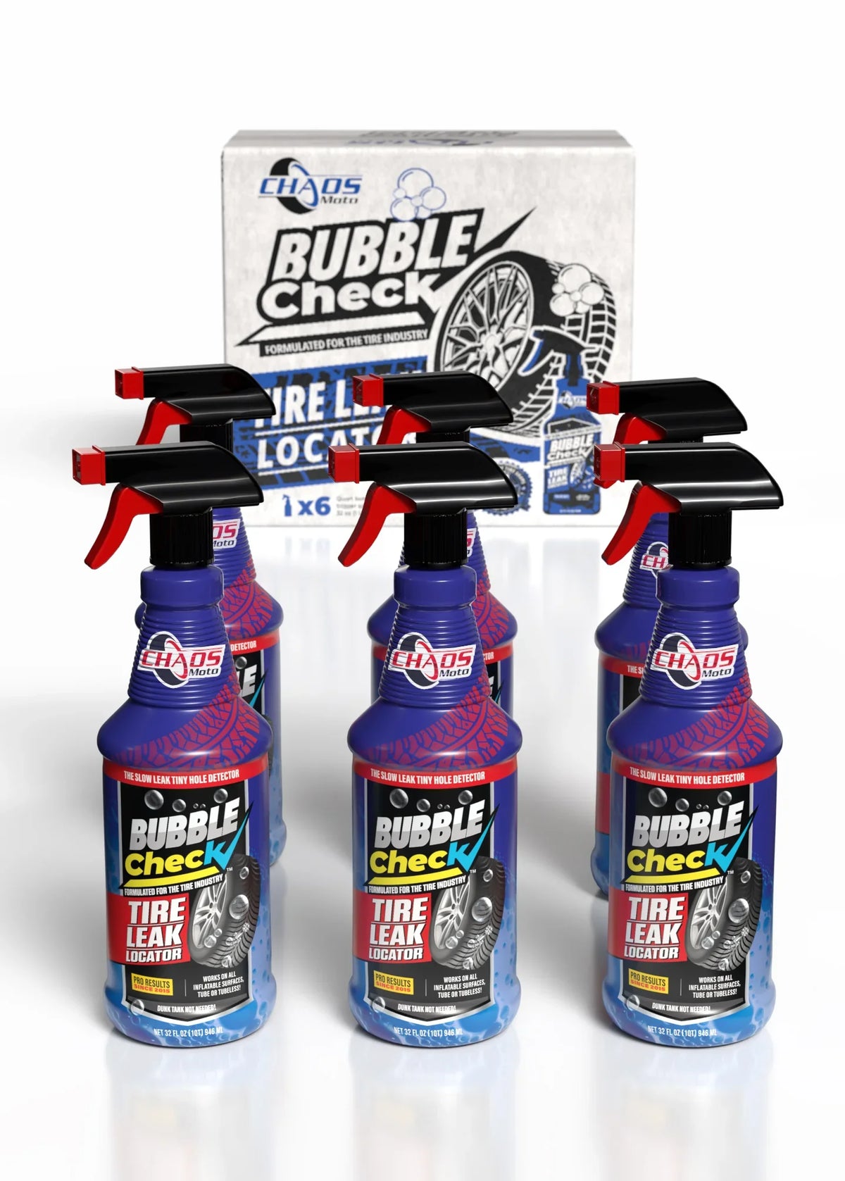 Bubble Check Tire Leak Detector, 32oz, Trigger Sprayer, Case of 6 each
