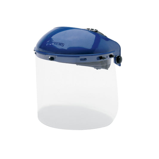 Headgear, Polycarbonate, Ratchet Suspension, Blue