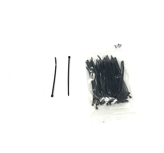 Cable/Zip Tie - Black, 4", 18 lb Capacity