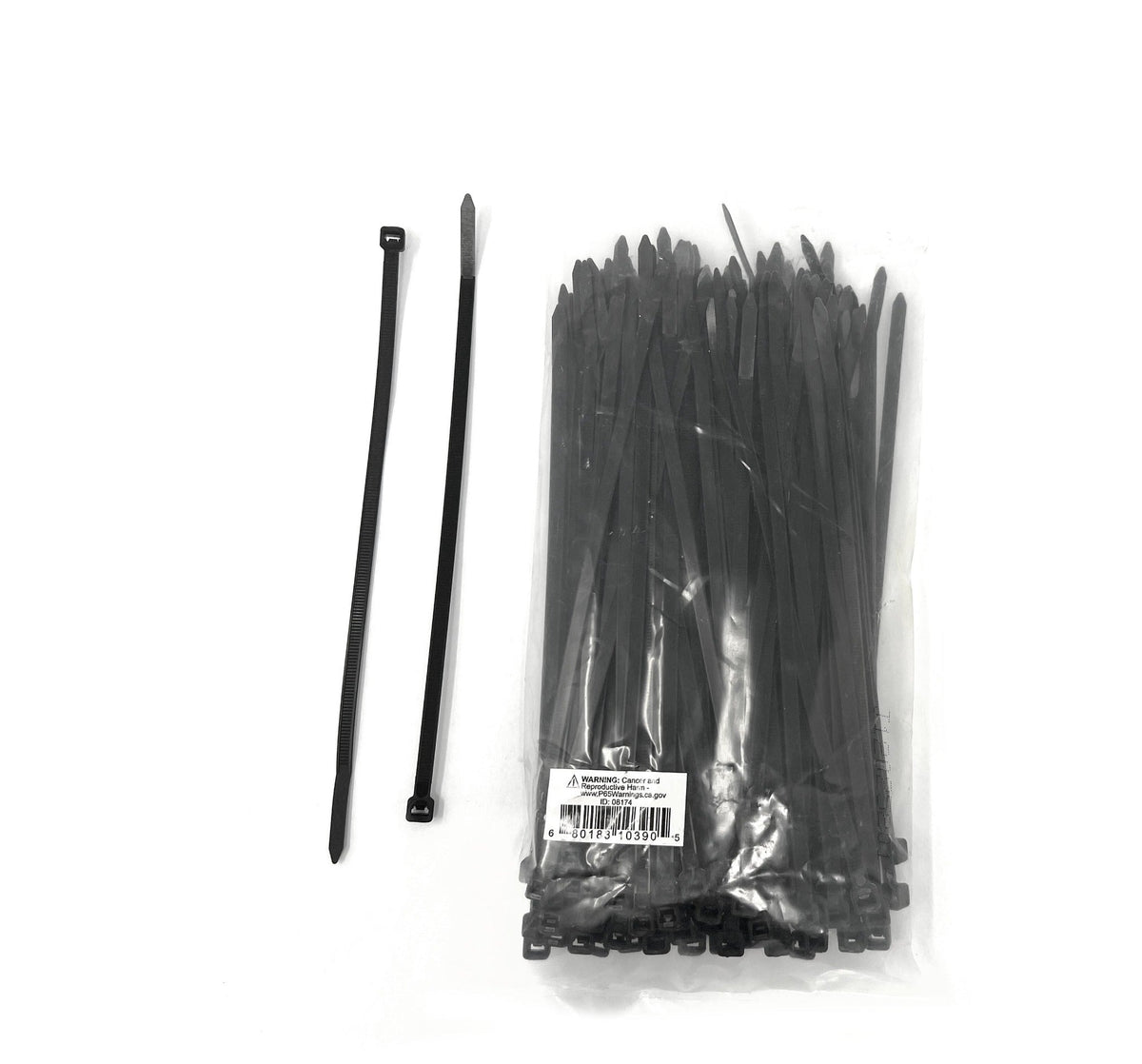 Cable/Zip Tie - Black, 8", 50 lb Capacity