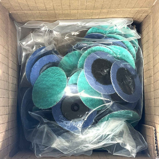 2” Green Zirconia Surface ConditioningDisc W/Blue Backing 80 Grit 50PK